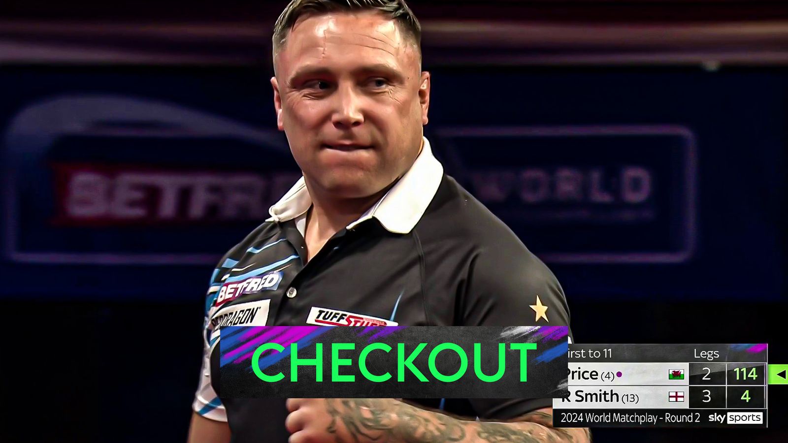 'The class of the man' | Gerwyn Price hits smart 114 | Darts News | Sky ...