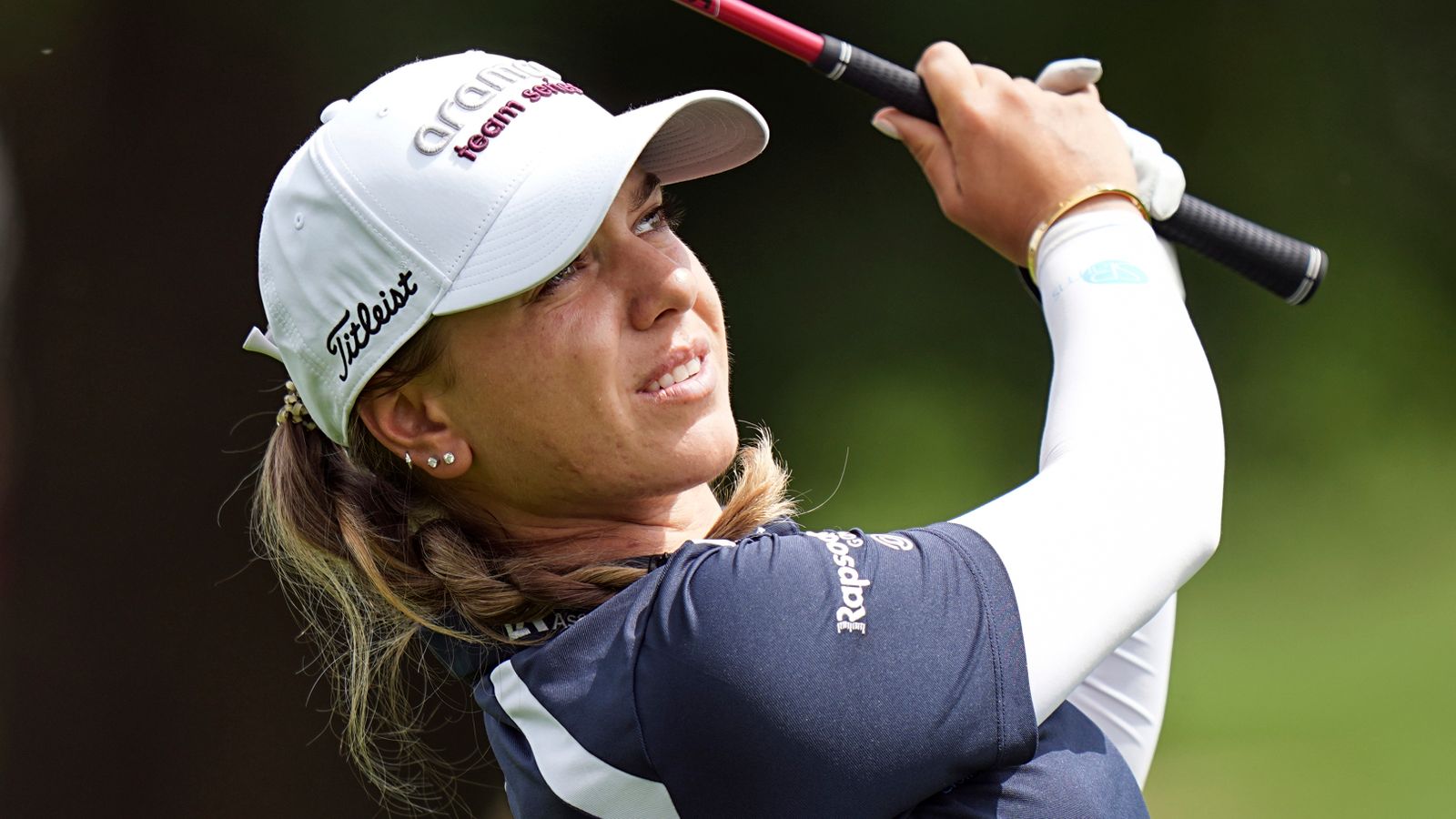 Evian Championship: Stephanie Kyriacou holds one-shot lead as Gemma Dryburgh plays 27 holes in one day