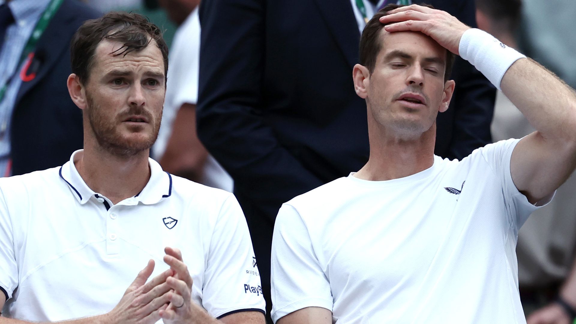 Murray given emotional tribute after Wimbledon doubles loss