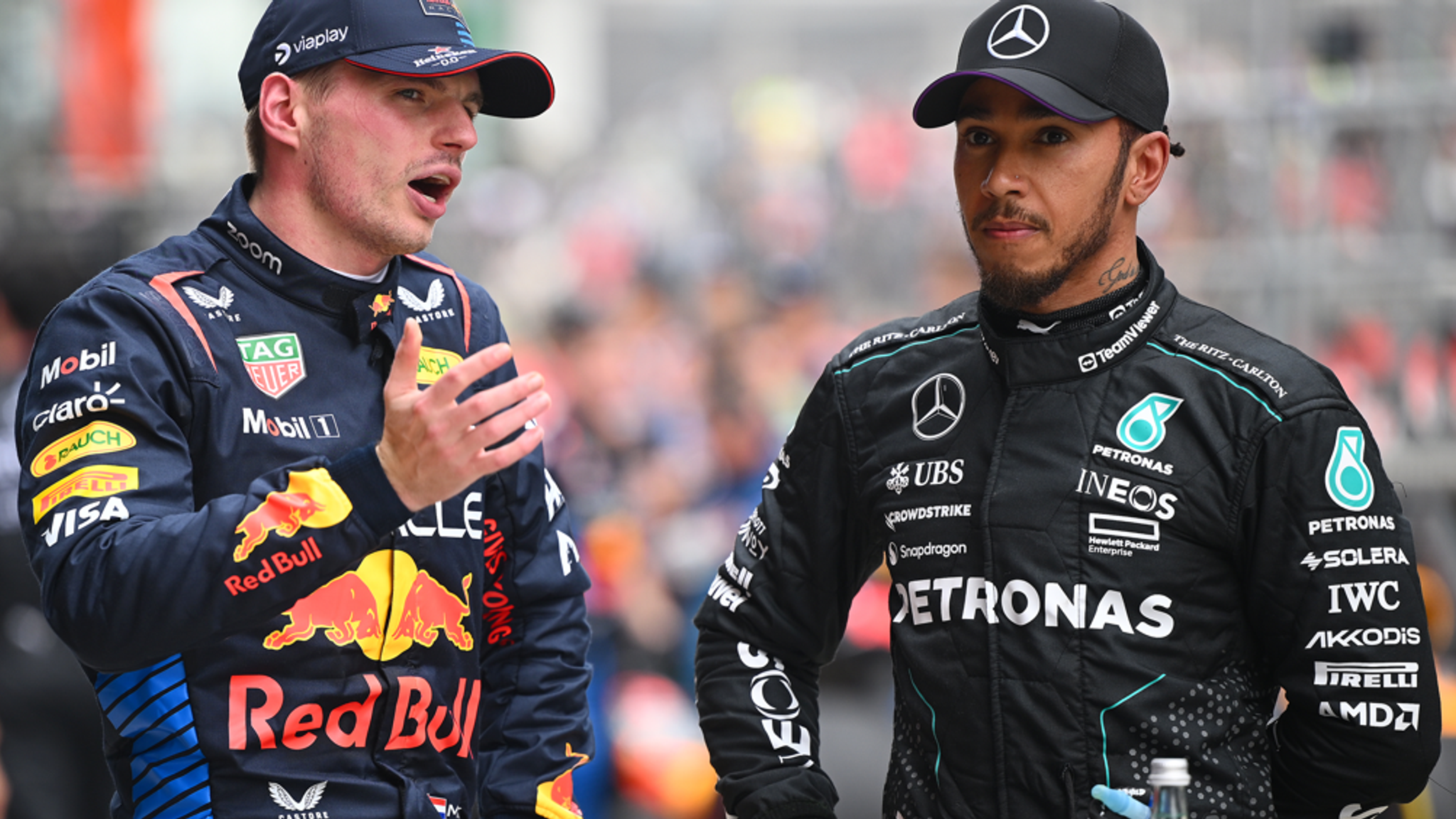 Lewis Hamilton jabs at Max Verstappen with swipe at Red Bull rival's  Hungarian GP radio rage | F1 News | Sky Sports