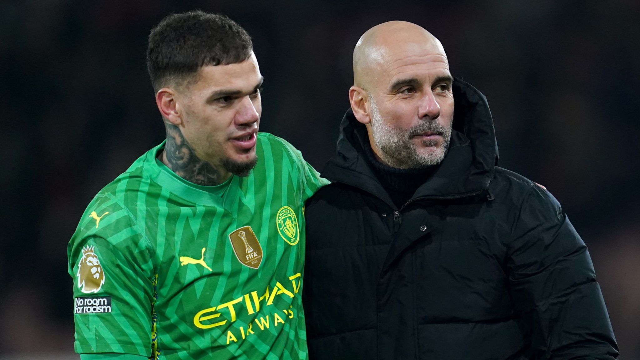 Pep Guardiola unsure on whether Ederson will stay at Manchester City |  Football News | Sky Sports