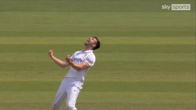 'He's been probing at this!' | Wood takes first wicket of the afternoon