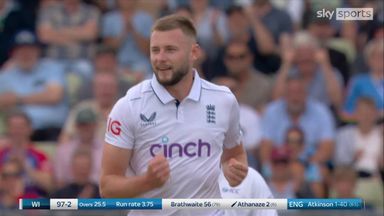 Atkinson gets another just before lunch to give England momentum