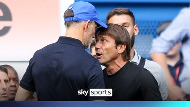 The birthday boy's bust-up! Relive Conte's full-time spat with Tuchel