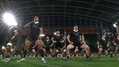 England face up to the Haka