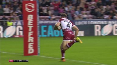 Wardle hits straight back for Wigan