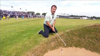 Is this the best bunker masterclass out there? Faldo stuns at Royal Troon!