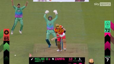 Zampa takes three wickets in just seven balls!
