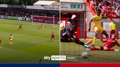 A defender's worst nightmare? Palace beat Crawley but Andersen drops clanger!