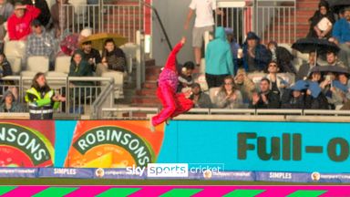 'When does the Olympics start?!' | Phillips' incredible catch attempt