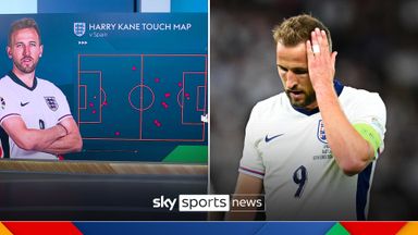 Kane analysed | Only ONE touch in Spain's box