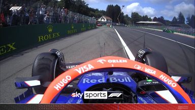 'Very lucky to get away with that one' | Ricciardo's near miss with barrier