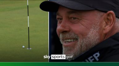 'What a shot!' | Clarke inches from hole-in-one at the Postage Stamp!