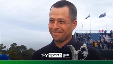 Schauffele: I can't wait to drink out of this jug | 'My caddie was more nervous than me'