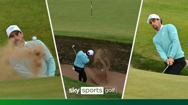 Eight shots and three bunkers! Niemann's Postage Stamp nightmare