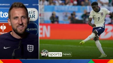 Kane praises Saka's mentality after England penalty heroics 