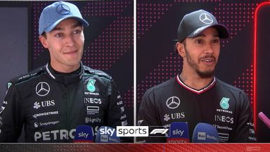 'We couldn't have dreamt this!' | Russell and Hamilton's post-race reaction