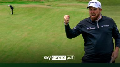 'That's got him going!' | Lowry fired up after massive putt!