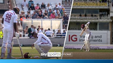 A painful dismissal... literally! Wood's brutal bouncer sees off Sinclair