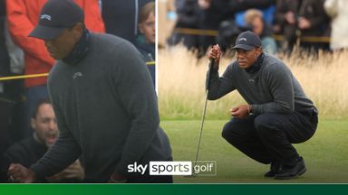 Tiger holes huge birdie putt to kickstart Open challenge