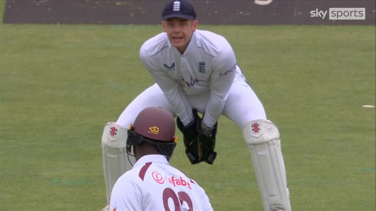 'He has nicked it' | England make early breakthrough on day three