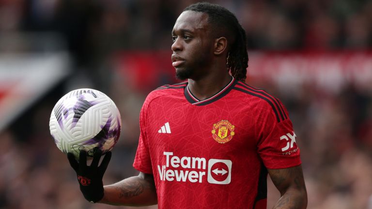 Top Stories Tamfitronics Manchester United right-back Aaron Wan-Bissaka.