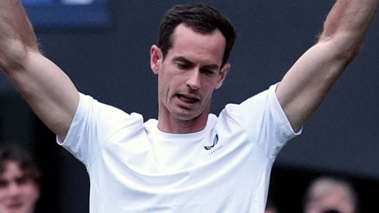 An emotional Andy Murray acknowledged the applause from Centre Court after one of his final Wimbledon appearances