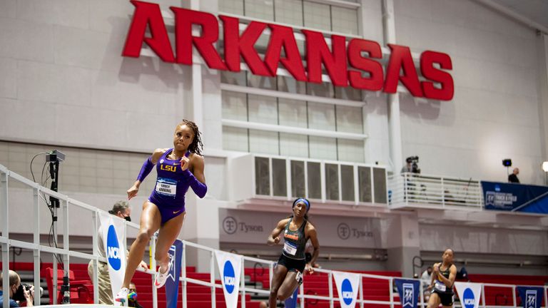 Amber Anning started her journey in the 'NCAA' college system at Louisiana State University before moving to the University of Arkansas. 