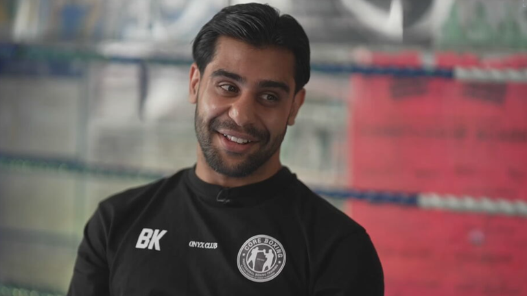 Light heavyweight boxer Balraj Khara who was born with a hearing impairment