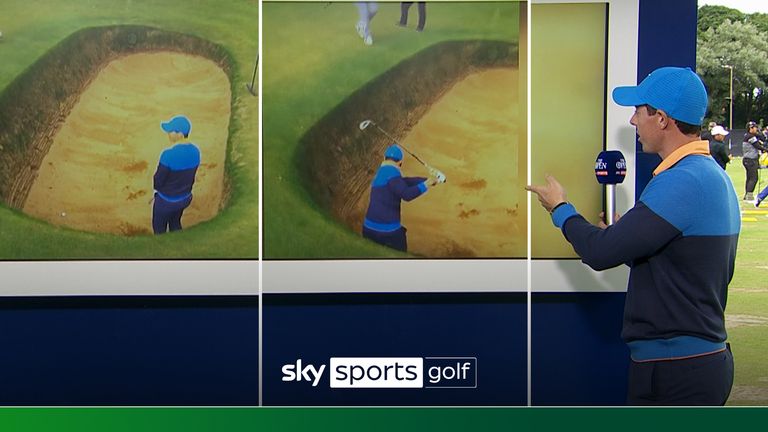 bunker golf rory