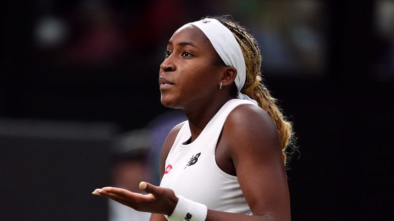 Coco Gauff suffered a fourth-round exit at Wimbledon for the third time in five visits to the All England Club