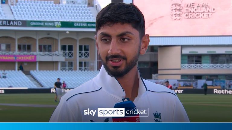 Bashir reflects on 'very special' England Test