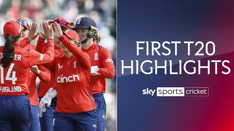Highlights from England&#39;s 59-run win against New Zealand in the opening ODI in Southampton.