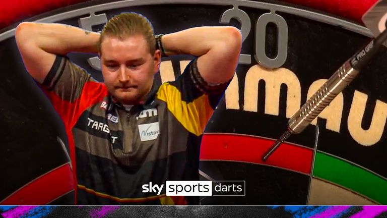 Nine dart Dimitri Van den Bergh defeats Martin Schindler | Darts News ...