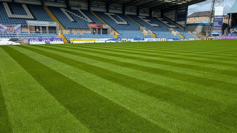 Dundee have a new pitch at Dens Park with a new secondary drainage system