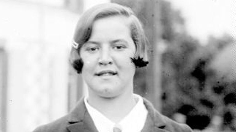 Gertrude 'Trudy' Ederle pictured before her attempt at swimming the English Channel. 