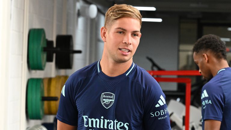 Smith Rowe has been involved in Arsenal's pre-season preparations