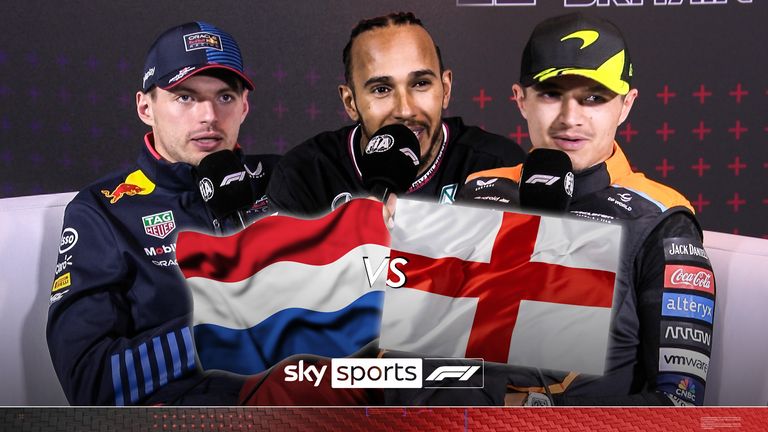 Max Verstappen, Lewis Hamilton and Lando Norris show their support ahead of England vs Netherland's Euro 2024 semi-final clash on Wednesday.