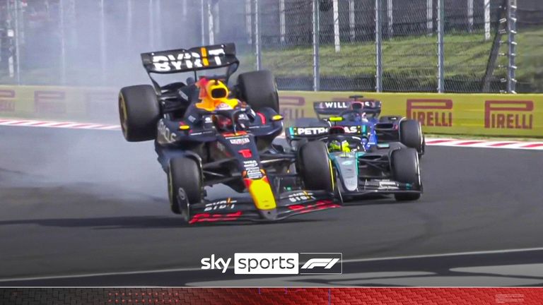 Who was at fault for Hamilton and Verstappen collision?