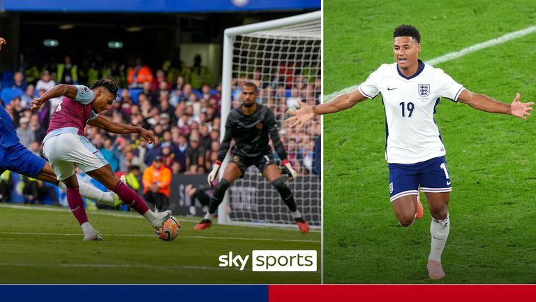 Ollie Watkins goals against Chelsea and Fulham similar to his Euros Semi winner against The Netherlands thumb. Images: AP/PA