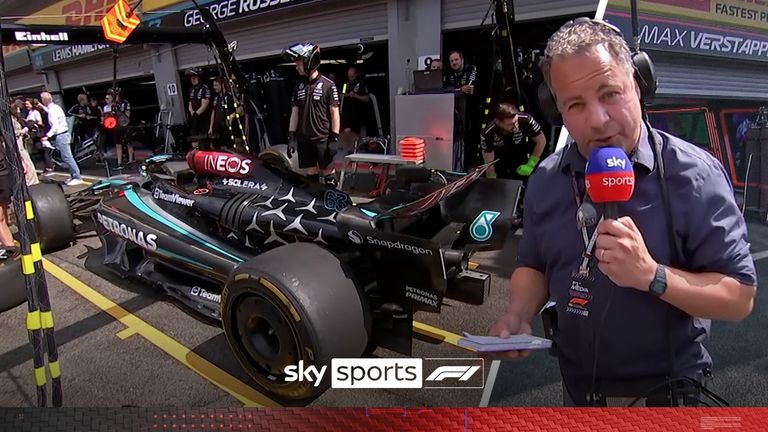Sky Sports' Ted Kravitz provides an update on upgrades on the Mercedes and Red Bull from the Belgian Grand Prix pit lane. 