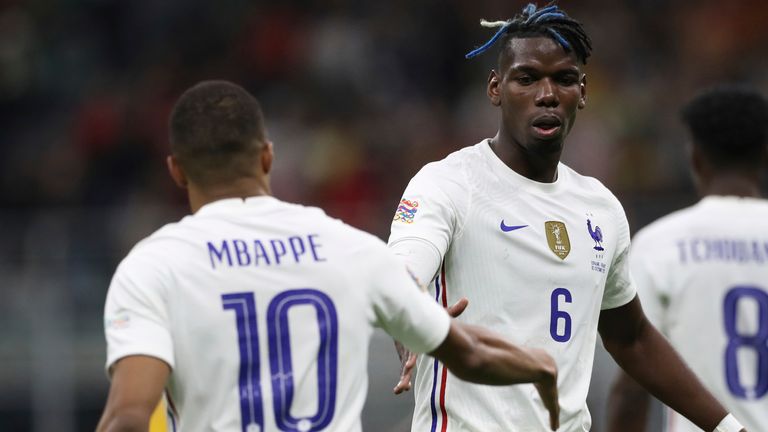 Mbappe and Pogba played 41 games for the French team, scoring 20 goals and providing 17 assists.