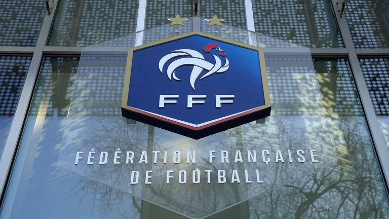 The badge of the French Football Federation