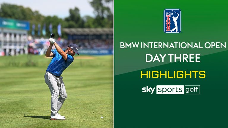 Highlights from day three of the BMW International Open from Golfclub Munchen Eichenried, Germany.