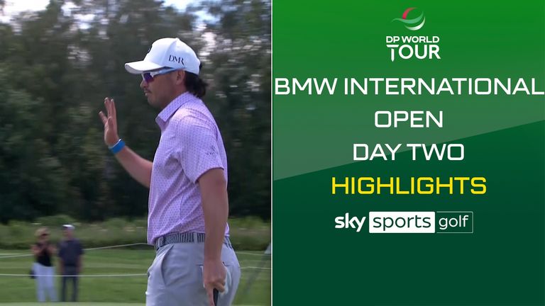 Highlights from day two of the BMW International Open from Golfclub Munchen Eichenried, Germany.