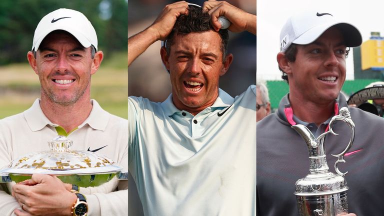 Rory McIlroy returns to action at the Genesis Scottish Open, live from Thursday on Sky Sports Golf - Credit - PA/Getty