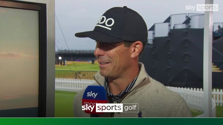 The Open Championship leader Billy Horschel claimed his two-under-par 69 in tough conditions at Royal Troon is the best golf he's played in a major tournament