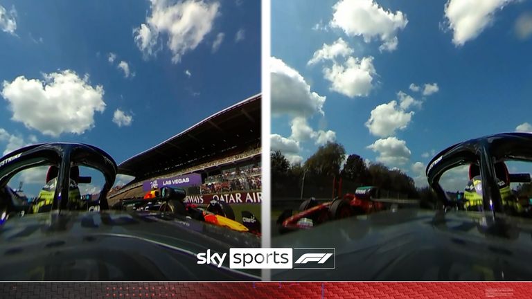 NEW ANGLES! Onboard Lewis Hamilton’s storming start to the Belgian GP