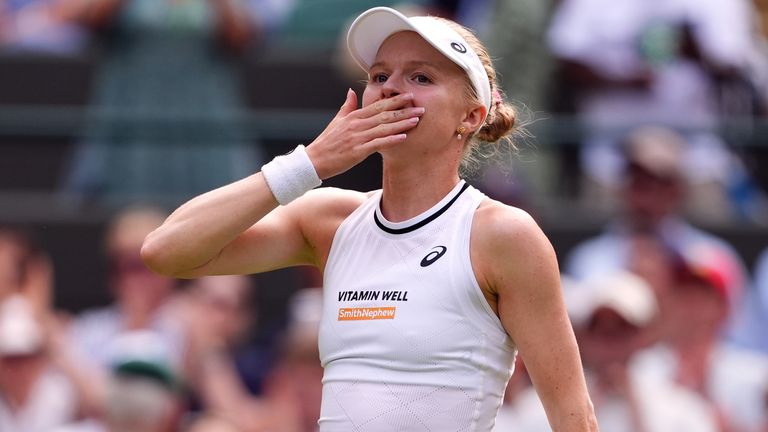 Harriet Dart beat Katie Boulter to reach the third round of Wimbledon