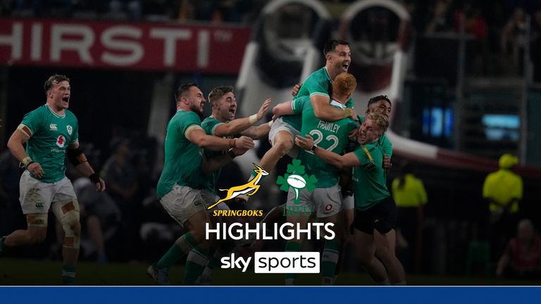 Highlights from South Africa vs Ireland at the Summer Internationals.